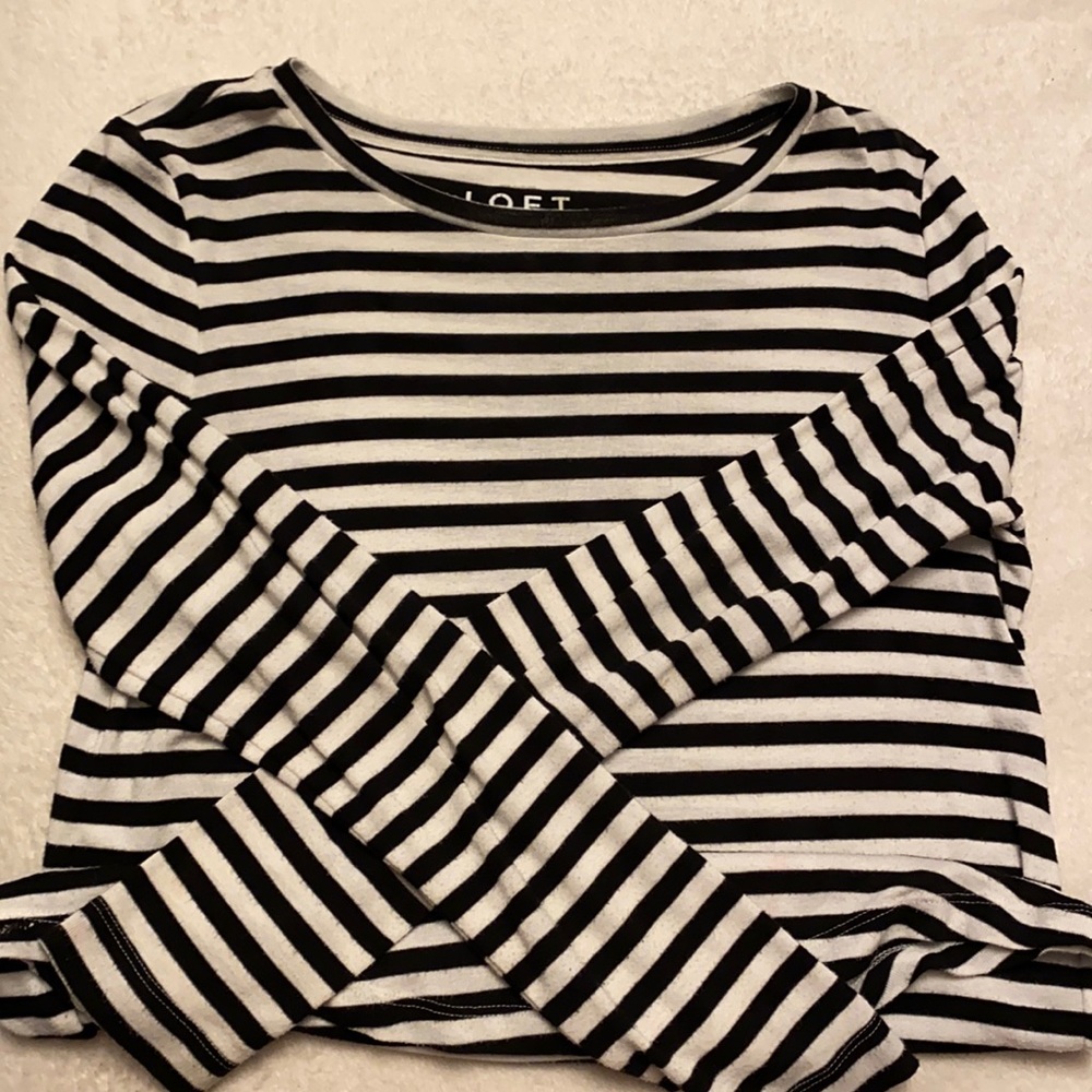 Loft striped top